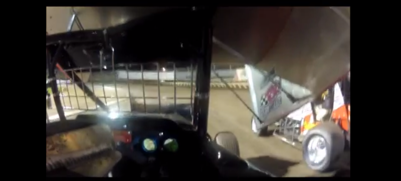 Illustration for article titled This Is The View From Inside A Sprint Car