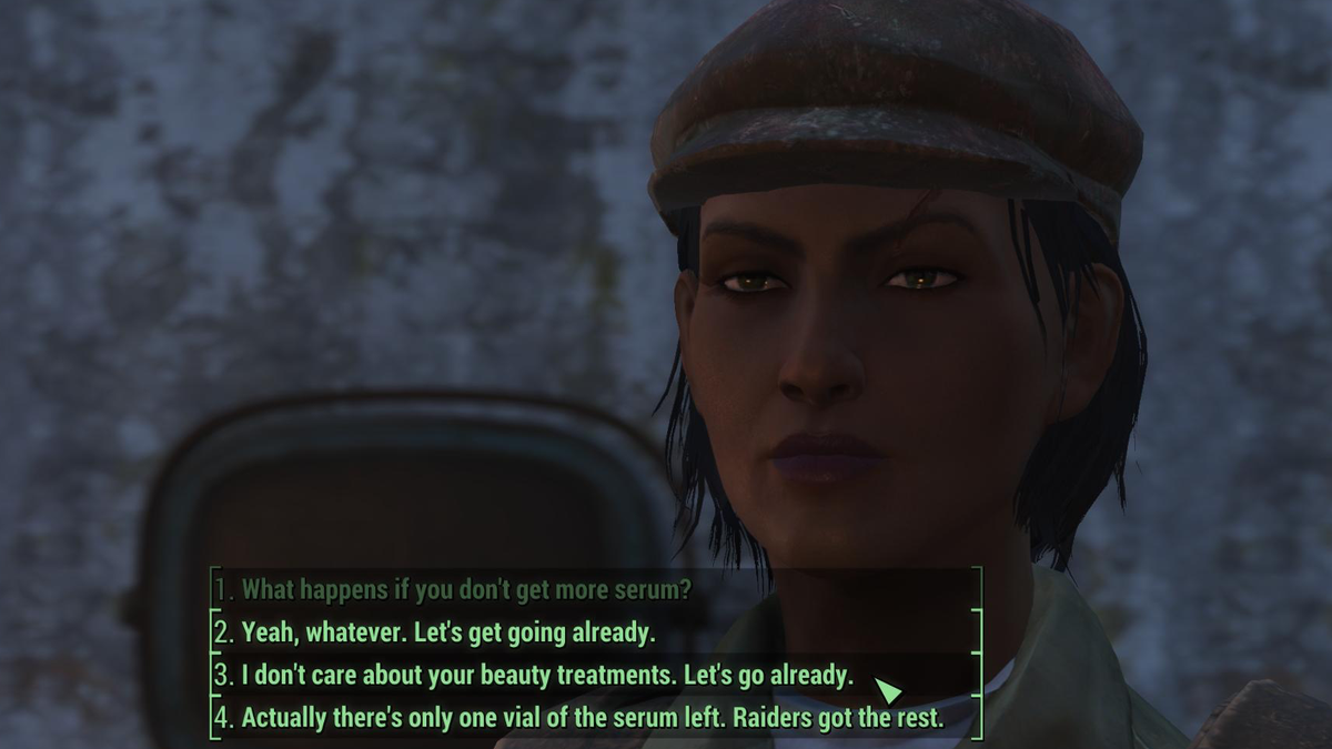 silent protagonist fallout 4