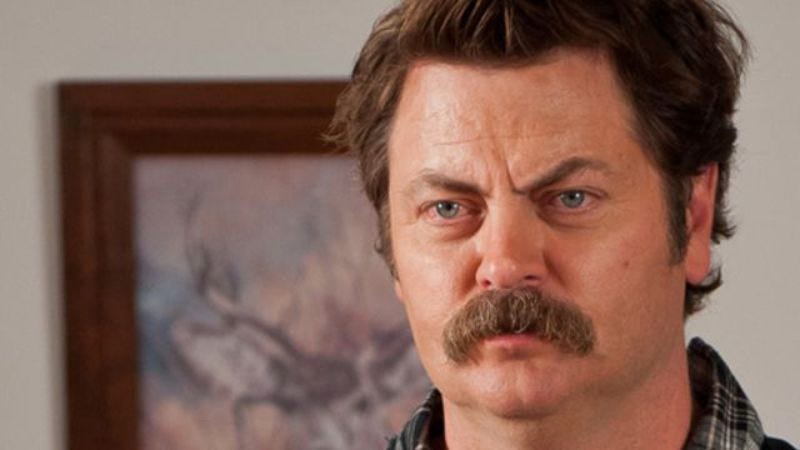 Illustration for article titled Investigating the intersection of Nick Offerman’s voice and Brooklyn Nine-Nine