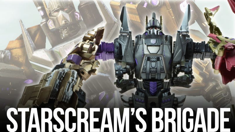 Illustration for article titled Bruticus Leads Transformers: Fall of Cybertron's Toy Store Invasion