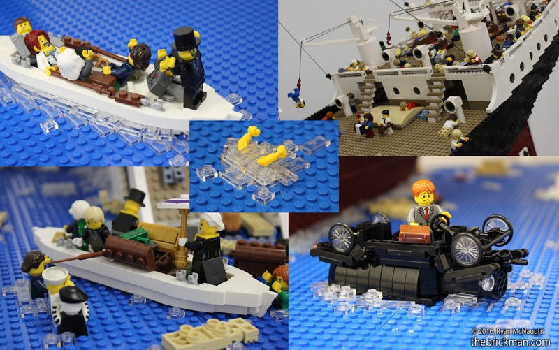 120,000-Piece Lego Model of the Titanic Breaking in Half Is Heartbreakingly Beautiful