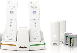 Illustration for article titled Energizer Power & Play Recharge Station for Wii, Xbox 360 or PS3 Controllers