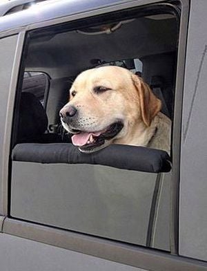 Illustration for article titled Dog Chin Rest Pampers Your Pooch While He Drools All Over Your Leather Upholstery