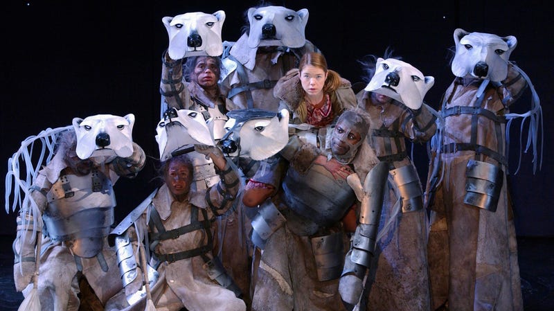 A British stage production of His Dark Materials