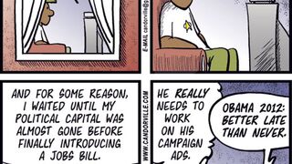 Illustration for article titled Candorville Comic: Better Late Than Never