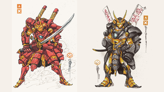 Illustration for article titled Iron Man Looks Badass In Samurai Mech Armor