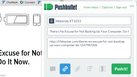 how to remove devices from pushbullet