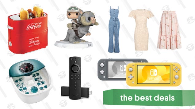 Friday's Best Deals: Switch Lite, Fire TV, Vibrating Foot Spa, Rachel Parcell Nordstrom Collection, Huckberry Shorts, Funko Pops, and More