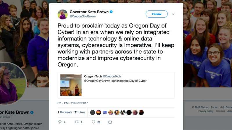 photo of A/S/L? Oregon Wants to Celebrate a 'Day of Cyber' With You image