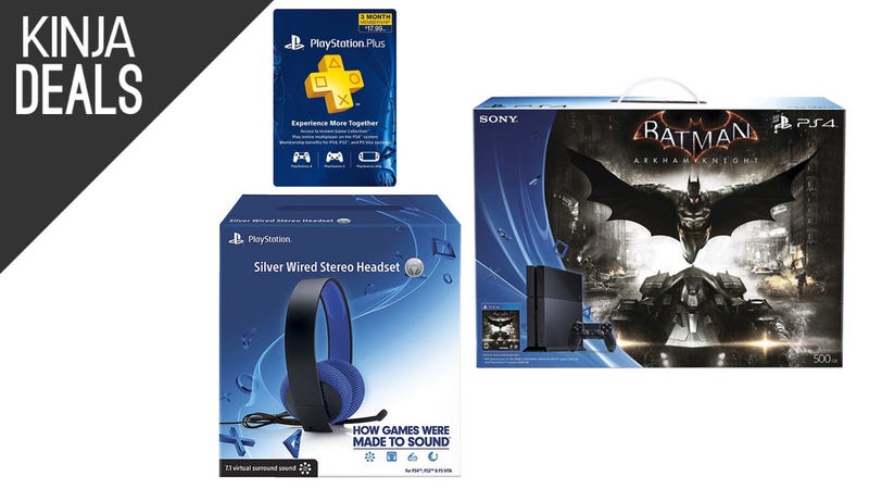 Illustration for article titled The PS4 Arkham Knight Bundle Comes with Free Extras Today