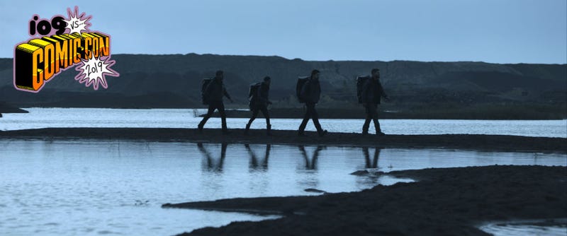 The Roci crew arriving on Ilus.