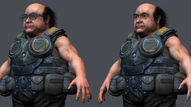 Illustration for article titled Danny DeVito + Gears Of War = Day Made