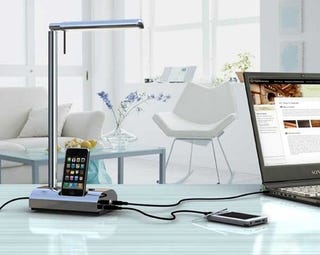 Illustration for article titled Enlist the Gadget-Charging T'Light Lamp In Your War On Cables