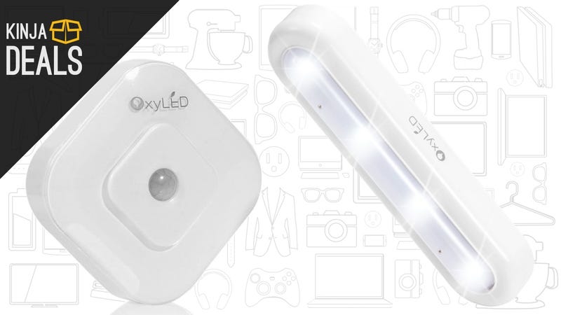 Illustration for article titled Say No to Dark Corners With These Stick-Anywhere LED Lights