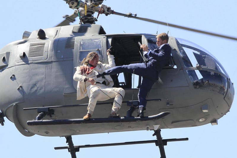 Illustration for article titled SPECTRE Stuntmen Sacrifice Standard Safety For Suspenseful Spectacle