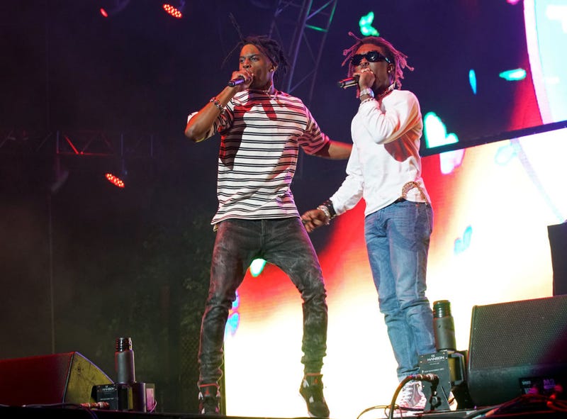 Say What In Defense Of Mumble Rap - playboi carti and lil uzi vert perform at the 2017 bet experience staples center concert on
