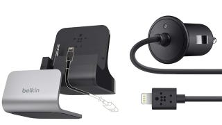 Illustration for article titled The First Third-Party Lightning Accessories Are a Car Charger and a Stupid Dock
