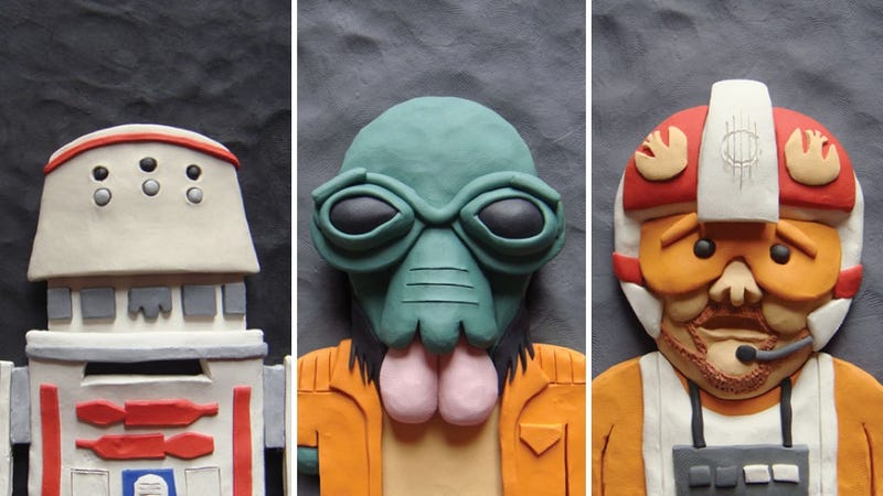 Illustration for article titled Plasticine Tatooine celebrates the unsung icons of the Star Wars Universe