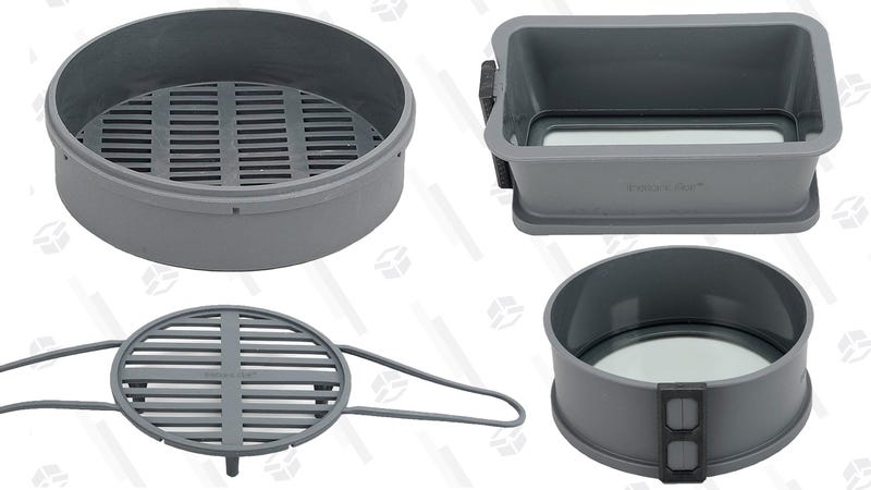 Genuine Instant Pot Silicone Steamer Basket | $8 | AmazonGenuine Instant Pot Silicone Steam Rack | $7 | AmazonGenuine Instant Pot Silicone Springform Cake Pan | $10 | Amazon Genuine Instant Pot Silicone Springform Loaf Pan | $9 | Amazon
