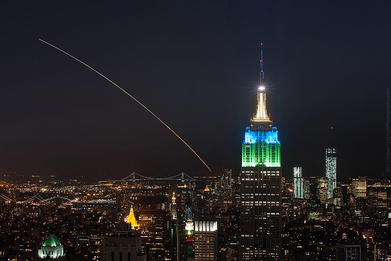 Illustration for article titled 11 stunning images of rocket launches