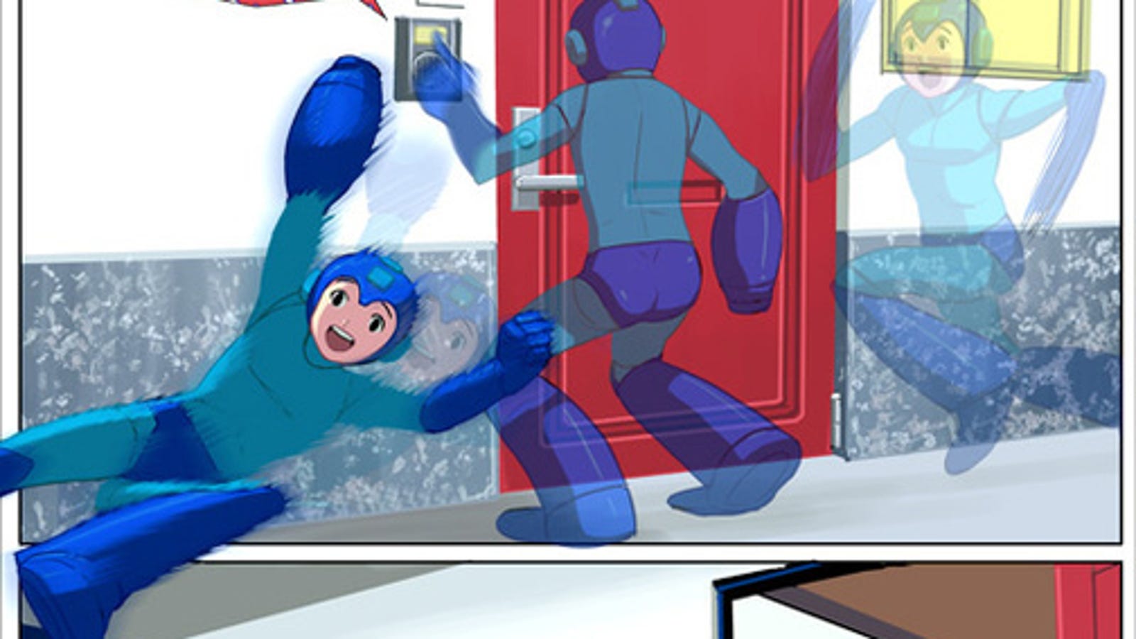 Rapscallion Mega Man Plays Ding-Dong Doorbell