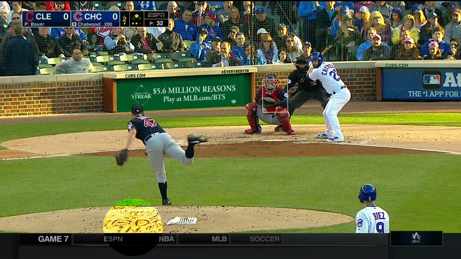 trevor-bauer-wrote-bd-911-on-the-mound-before-his-start-update