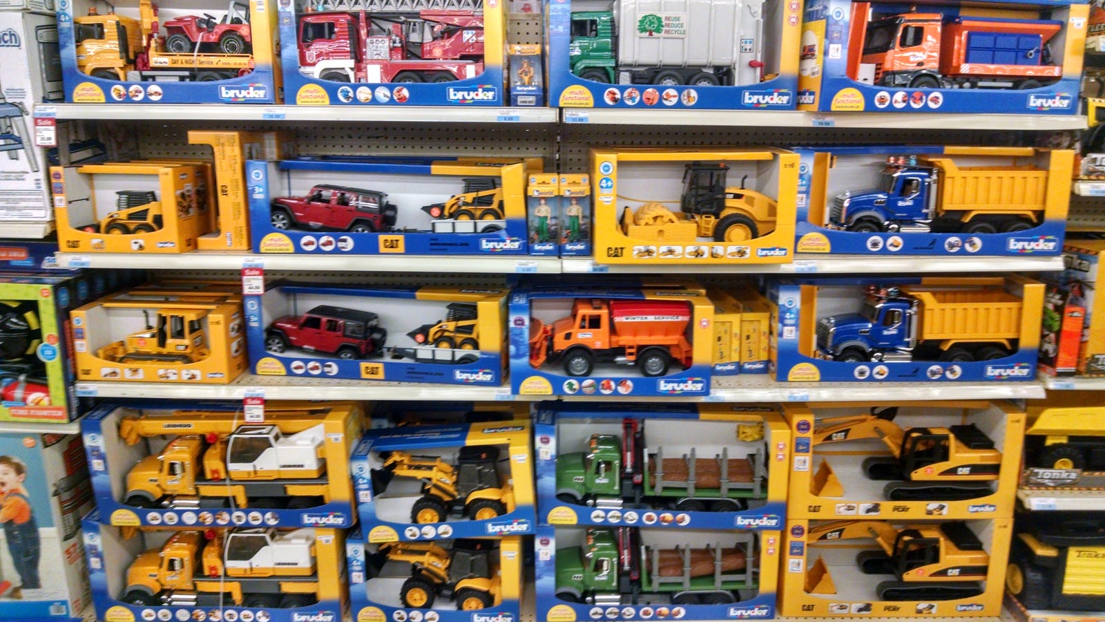 Bruder trucks at Farm and Fleet