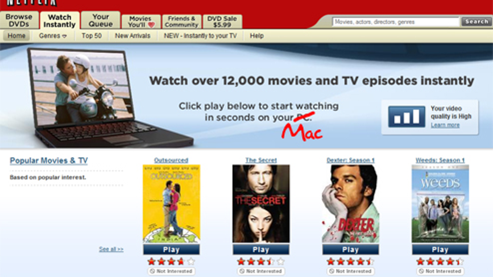 netflix for mac