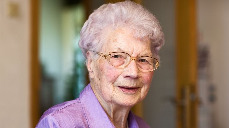 Illustration for article titled Elderly Voter Never Thought She’d Get To See Female Presidential Nominee Called Heartless Ice Bitch During Her Lifetime