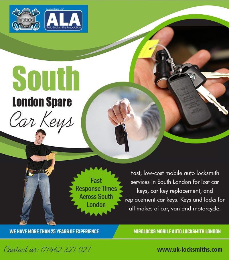Illustration for article titled South London Spare
Car Keys | Call - 07462 327 027 | uk-locksmiths.com