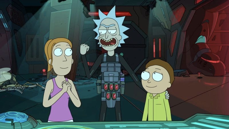 Its Rick Triumphant On An Unexpected Rick And Morty