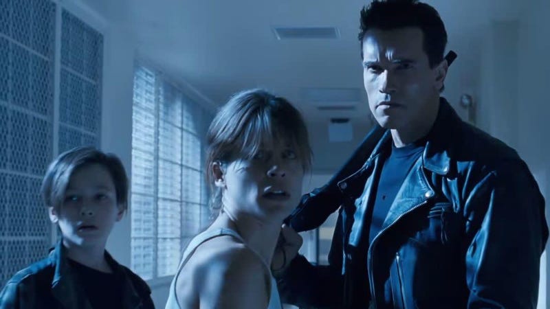 It’s fitting my Terminator story is a family one.