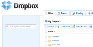 use dropbox as web server