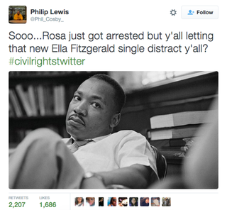Example of #CivilRightsTwitter memeTwitter