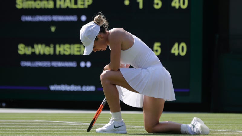 Illustration for article titled Top Seed Simona Halep Upset By Unseeded Hsieh Su-wei, Wimbledon's Women's Side Remains In Total Chaos