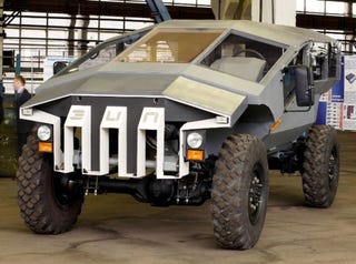 Illustration for article titled This Futuristic Armored Assault Wagon Is Russia's Answer To The Humvee