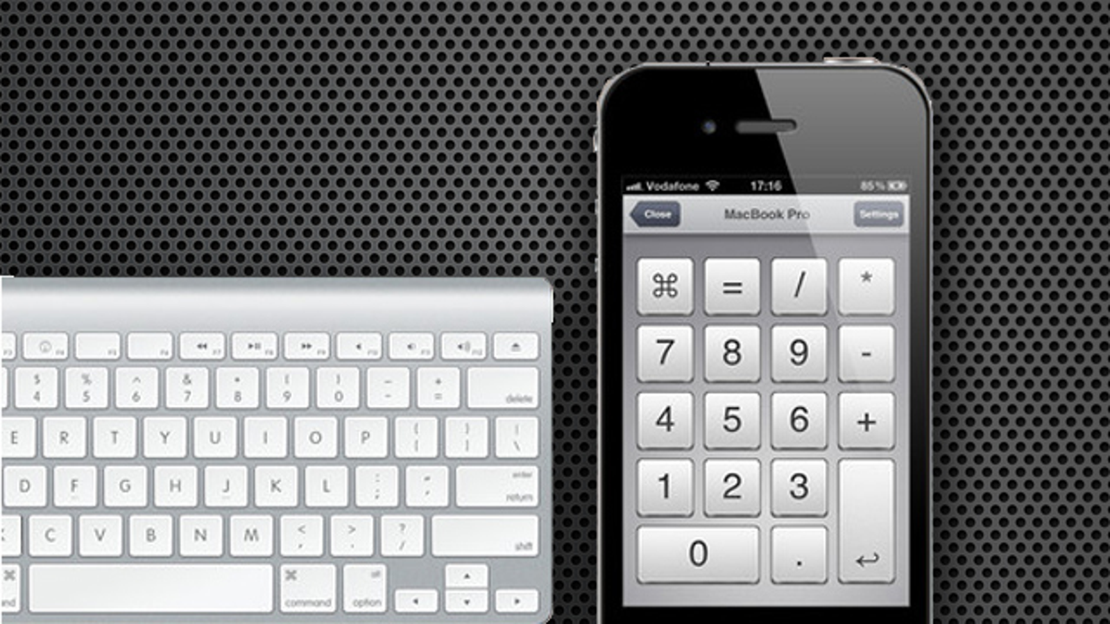 number keypad iphone