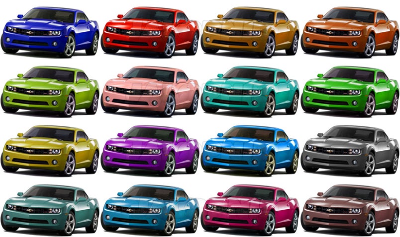 The New Chevy Camaro In A SkittlesLike Rainbow Of Colors