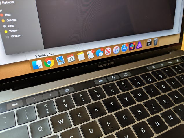How to Display Your Mac's Dock in Its Touch Bar | Lifehacker UK