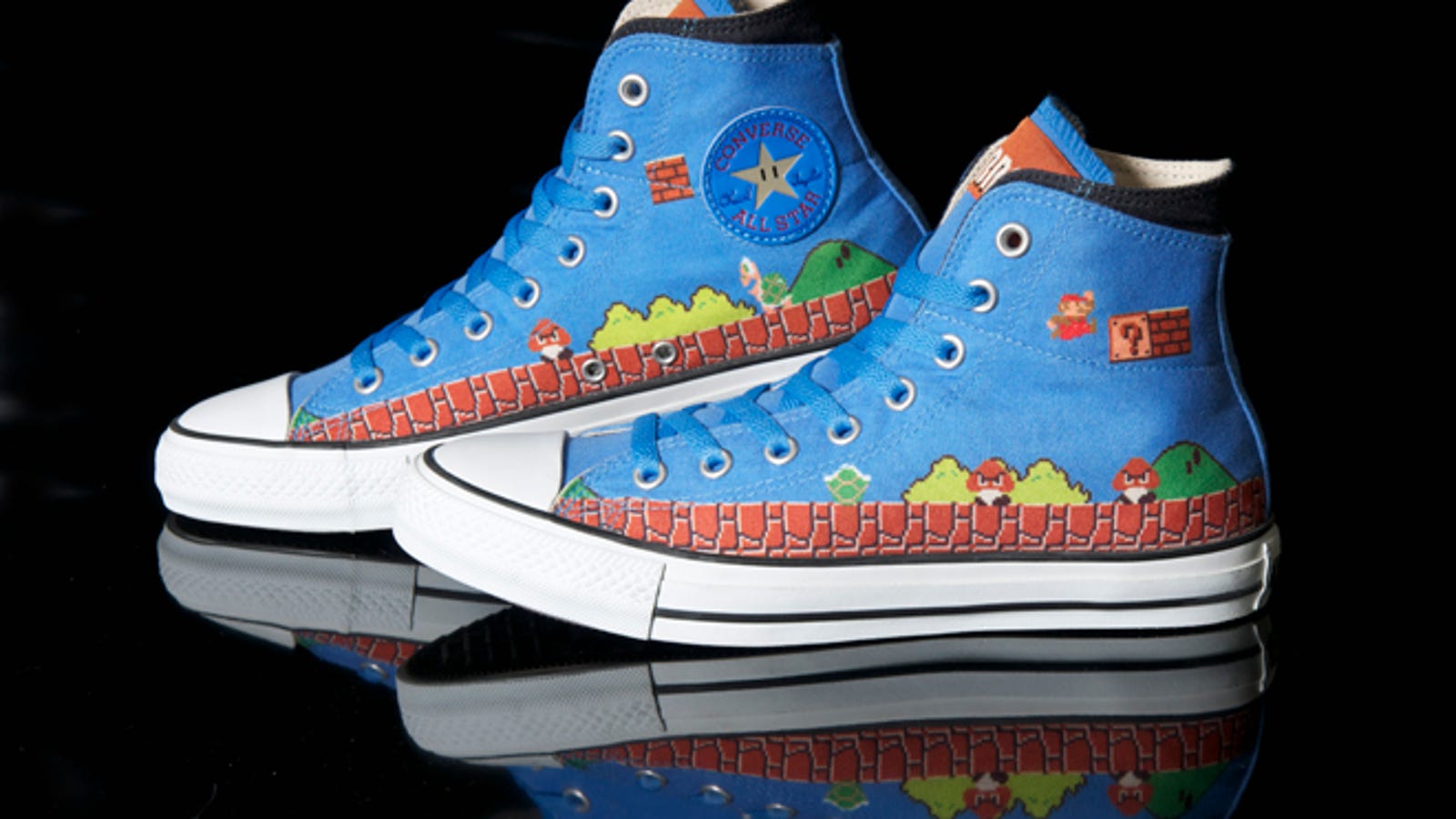 Get A Good Look at Converse's Beautiful Super Mario Bros. Sneakers