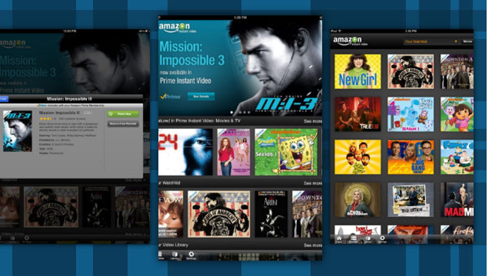 Amazon Instant Video for iPad Brings Free Movie Streaming