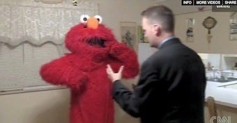 Illustration for article titled Video: Elmo Gets In A Brawl, Wins