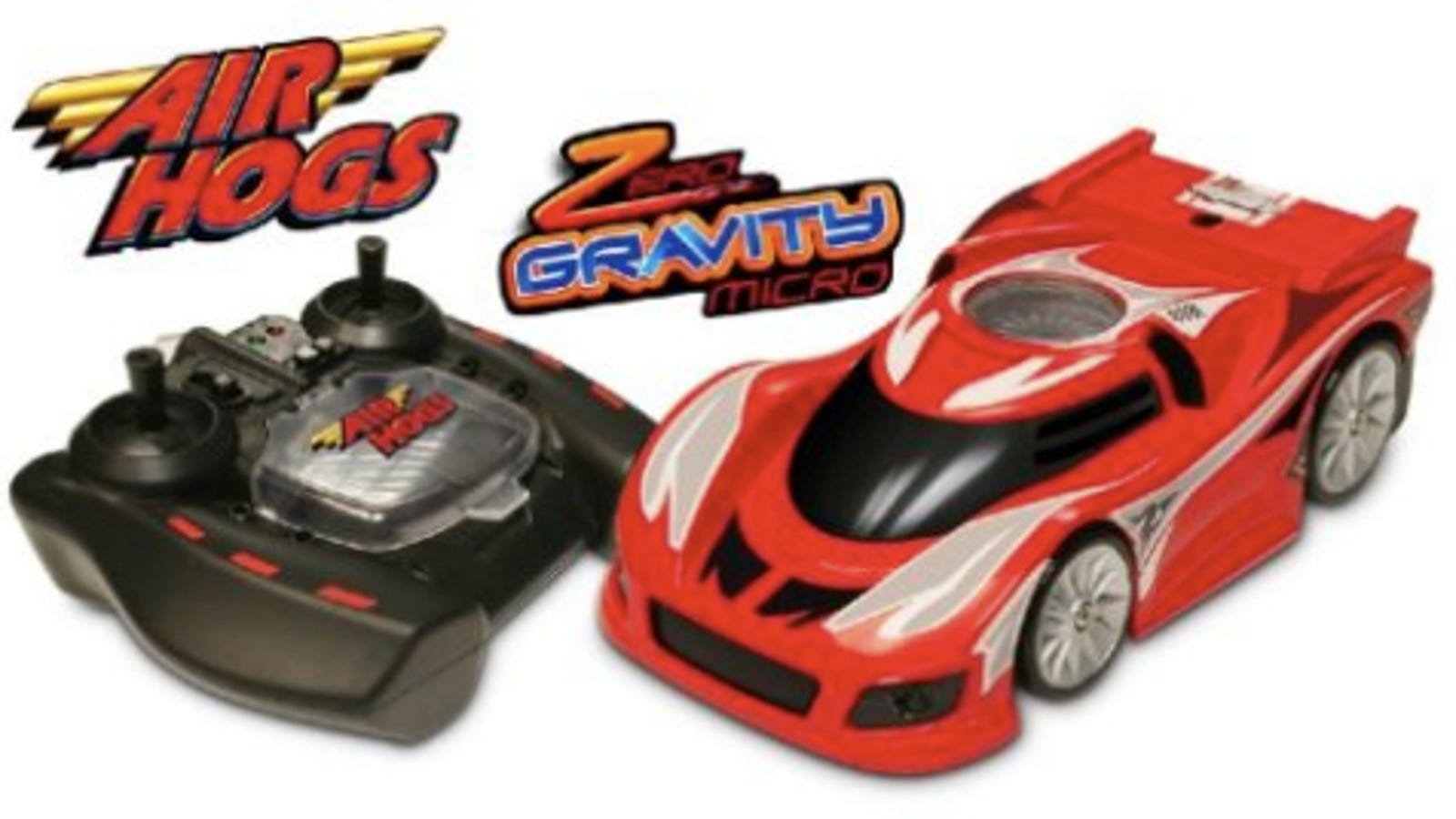 The Air Hog Zero Gravity Micro R/C Car Uses Vacuum To Drive On Walls