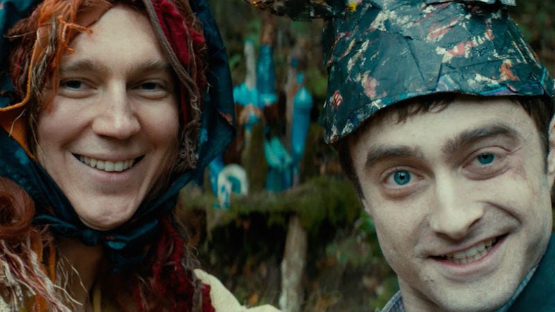 Paul Dano and Daniel Radcliffe are very happy about their directors’ next film. Image: A24