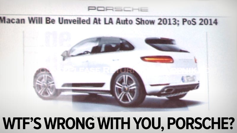 Illustration for article titled Leaked Porsche images reveal van replacement for rich soccer moms