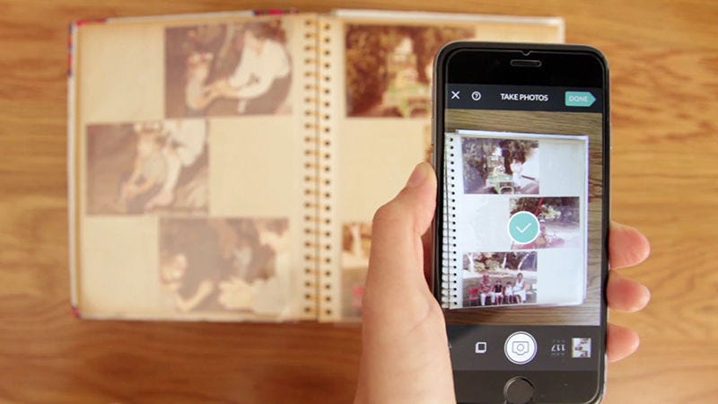guardar para siempre antiguas fotos familiares en smartphone