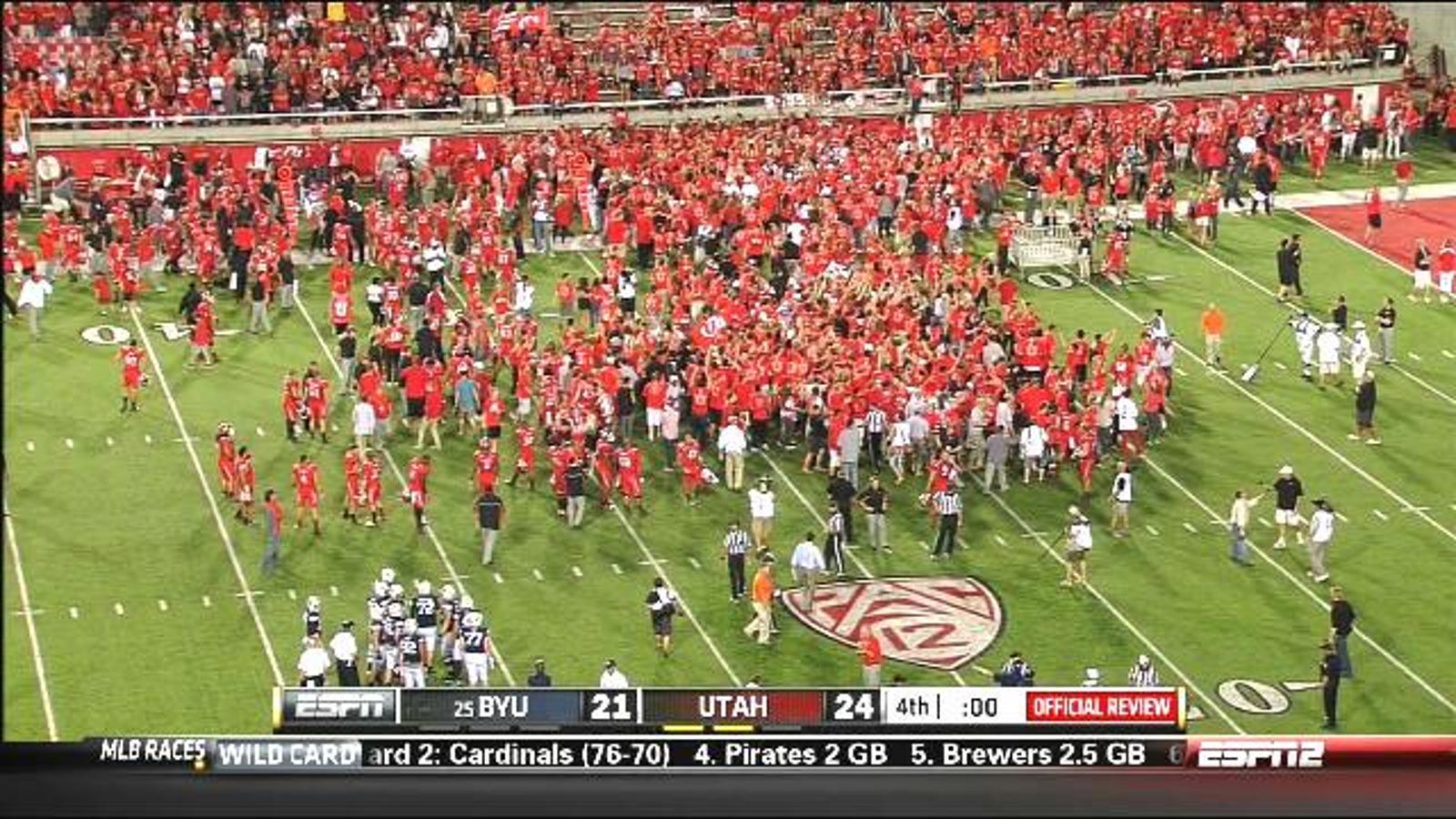 Last Night's Holy War Game Between BYU And Utah Ended Bizarrely As Utes