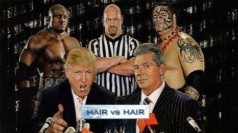 Illustration for article titled Wiki Wormhole: Rejoice, for there is a list of every celebrity who has ever appeared at WrestleMania