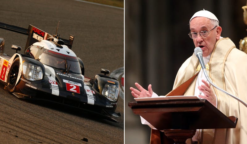 Photo credits: Porsche (left), Getty Images (right)