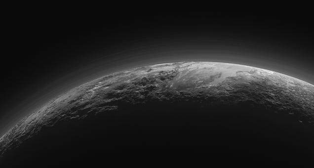 There are Hints of Sunbeams and Fog Buried in Pluto's Atmosphere